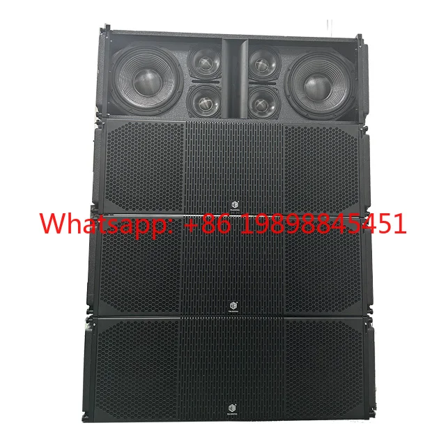 Dual 12-inch Linear Array Speaker System Large Outdoor Array Speaker High-power Linear Array Sound System