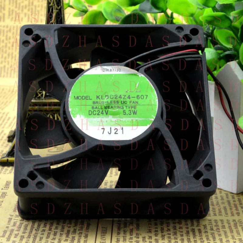 

Z for SERVO KLDC24Z4-607 9CM 9032 24V 5.3W 2-wire chassis cooling industrial fan