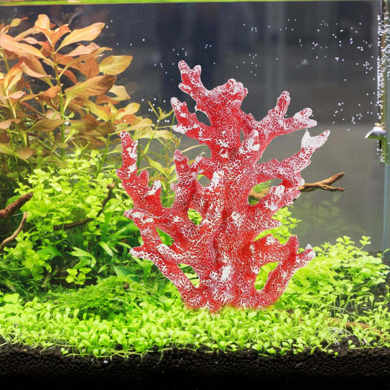 

Искусственное растение из смолы в виде коралла, реалистичный декор для аквариума, украшение для оформления аквариумного ландшафта
