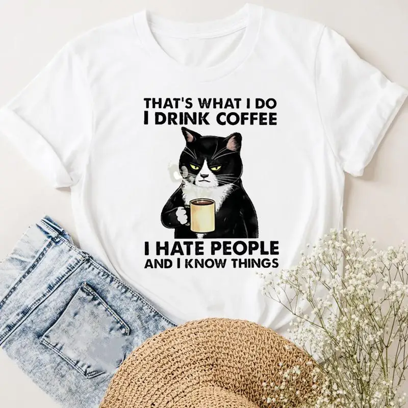 Avocado Sweet Coffee Lovely Women Graphic Tee t-shirt donna Ladies Fashion abbigliamento Casual manica corta Summer Tshirt Clothes