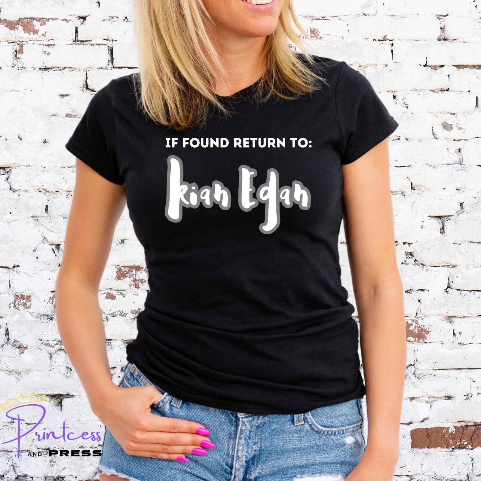 CAMISETA IF FOUND RETURN TO KIAN EGAN, TOUR, WESTLIFE, Unisex y Lady Fit