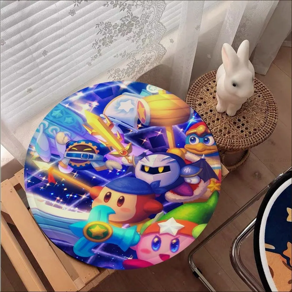 Cartoon Cute K-Kirby Cushion Mat European Stool Pad Patio Home Kitchen Office Chair Seat Cushion Pads Sofa Seat 40x40cm Chair