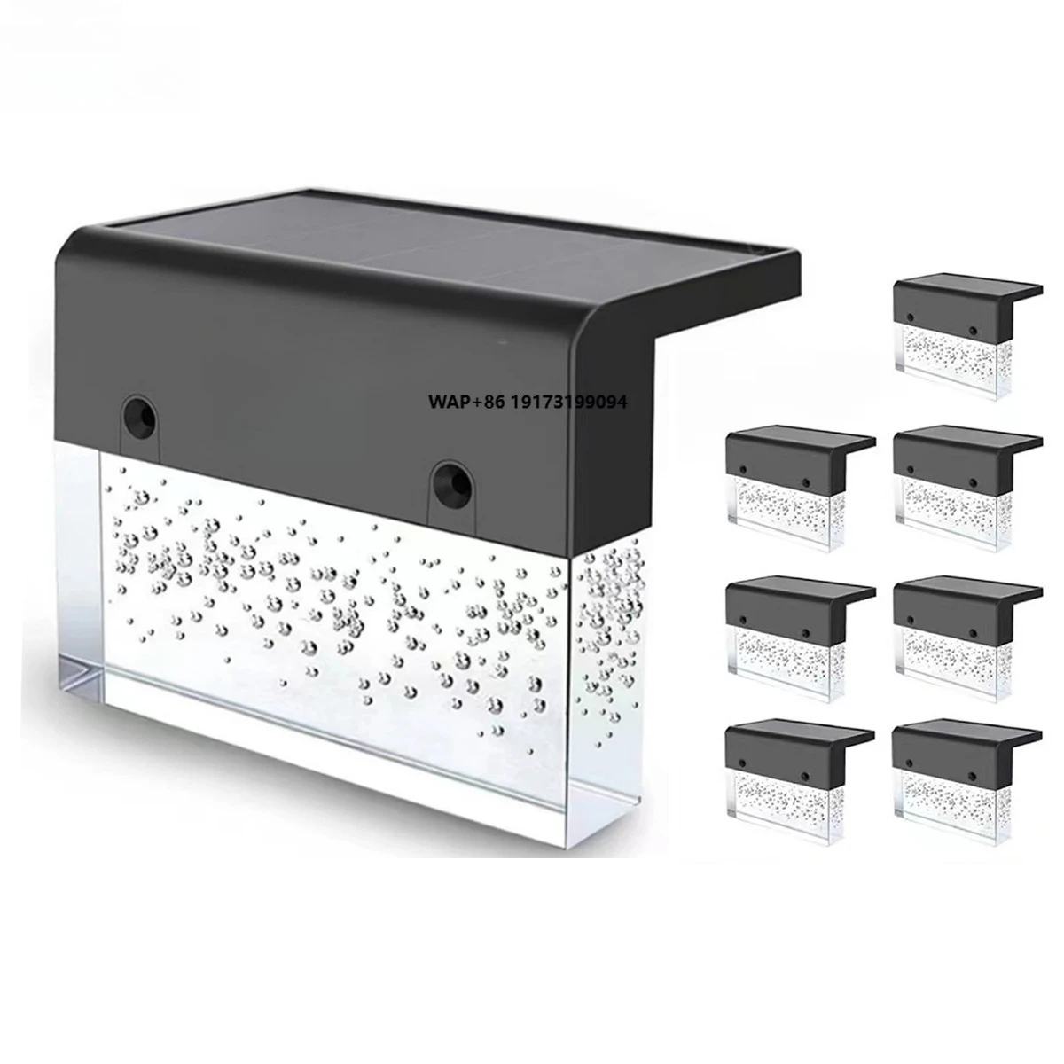 Outdoor Solar LED Security Light IP65 Waterproof RGB Wall Lamp for Garden Landscape Yard