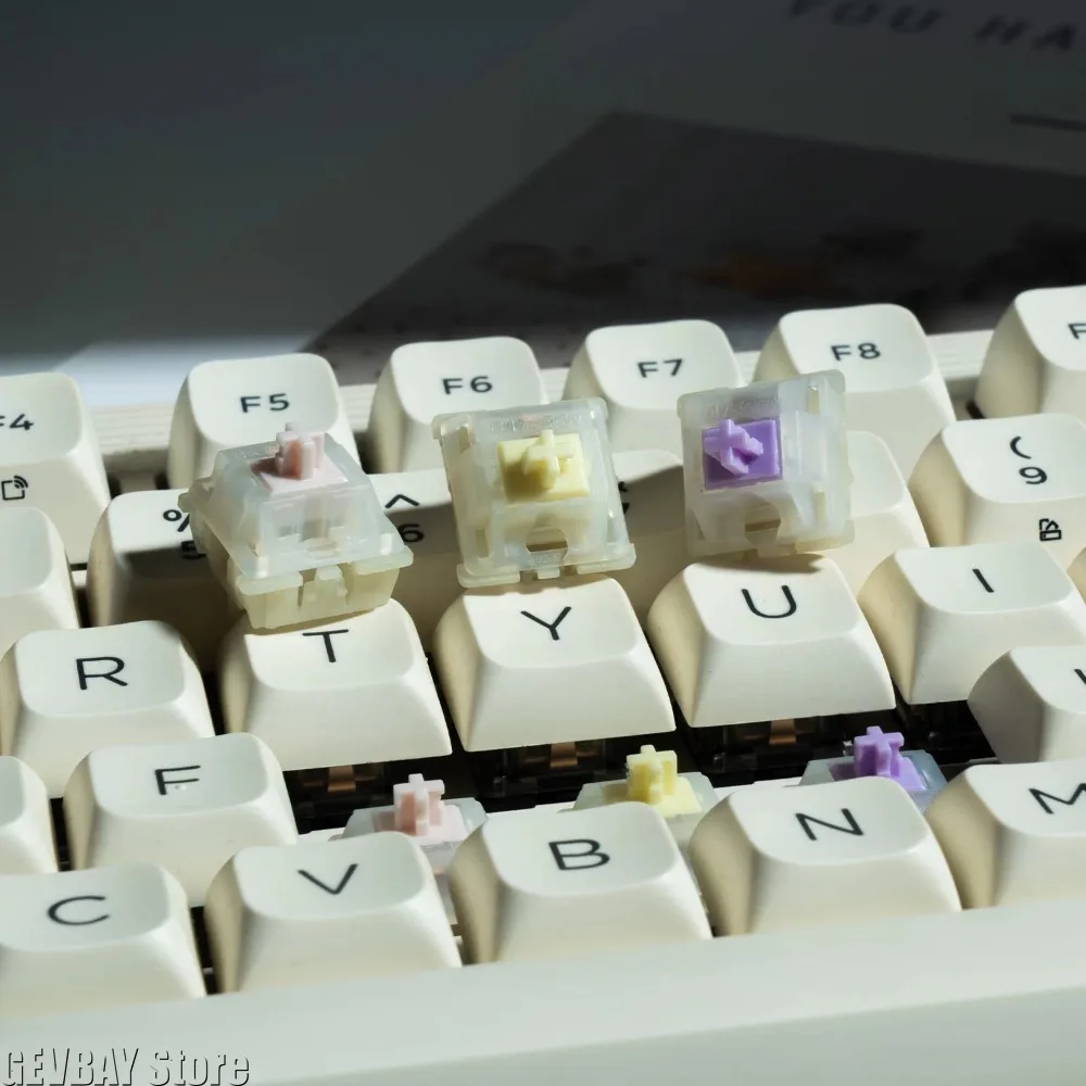 10pcs GATERON KS-3X1 Milky Pro Switches Series Set Per Pack