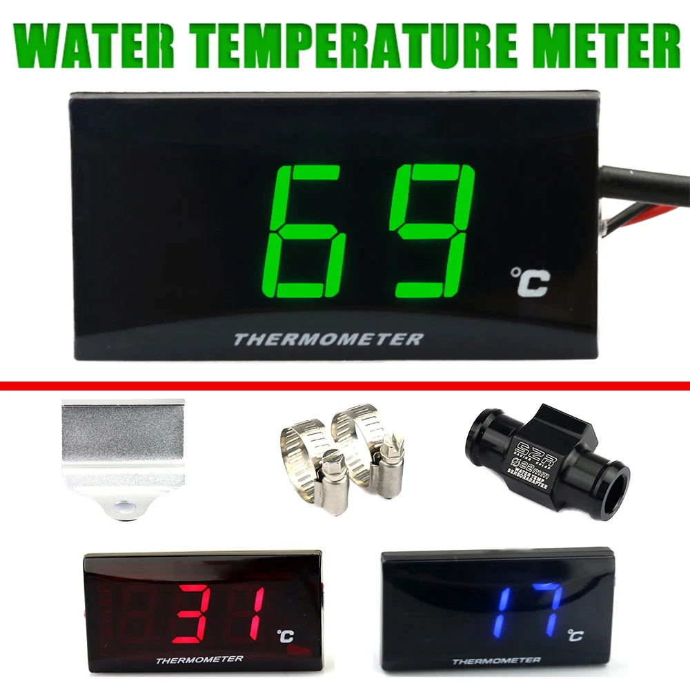 

For Water Temperature Meter Motorcycle patr Instruments Thermometer Temp Digital Display Gauge For XMAX 300 NMAX 155 CB500X ER6N