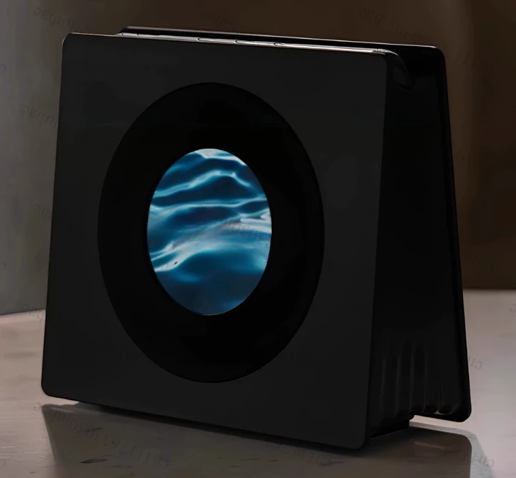 Small Bluetooth speaker with advanced and practical floating lyrics and atmosphere