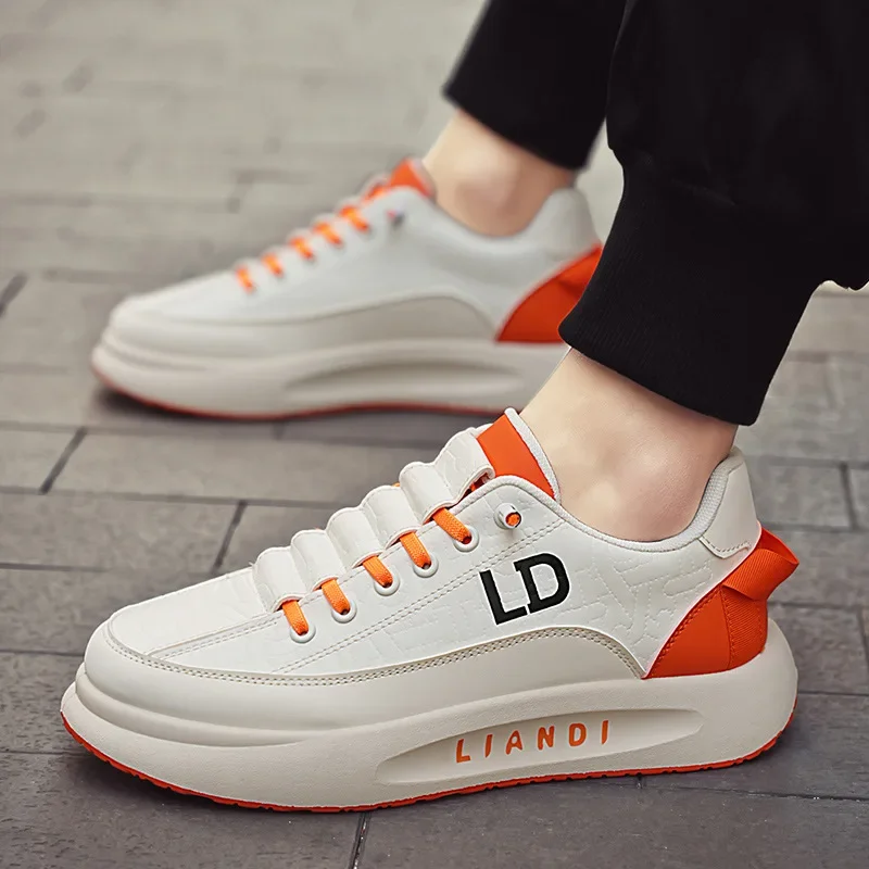 

Fashion Comfort men Casual Sport Shoes New Thick soled Student Board Shoes Outdoor Men's Casual Single Shoes