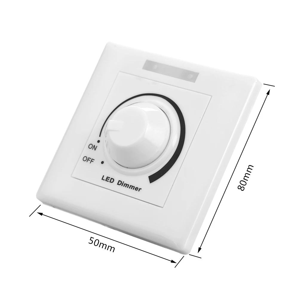 Sakelar peredup LED DC 0-10V ตัวควบคุมปรับได้ AC85-265V ควบคุมสำหรับอุปกรณ์หรี่ไฟ LED โคมไฟสไตล์วินเทจ