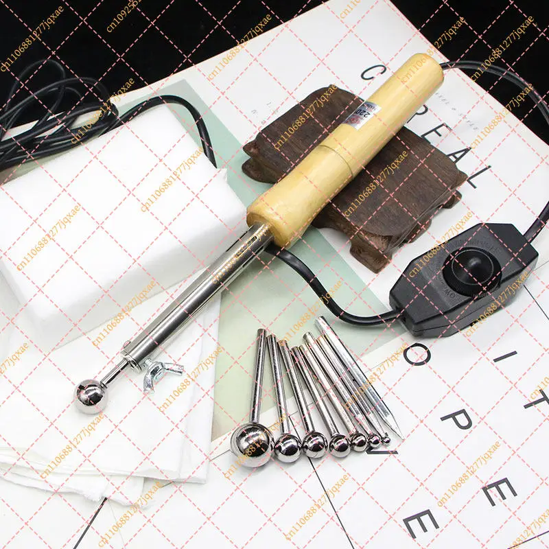 Electric Fluff Iron & Shaping Kit: Adjustable Temperature Wadding Sculpting Tools for DIY Dolls