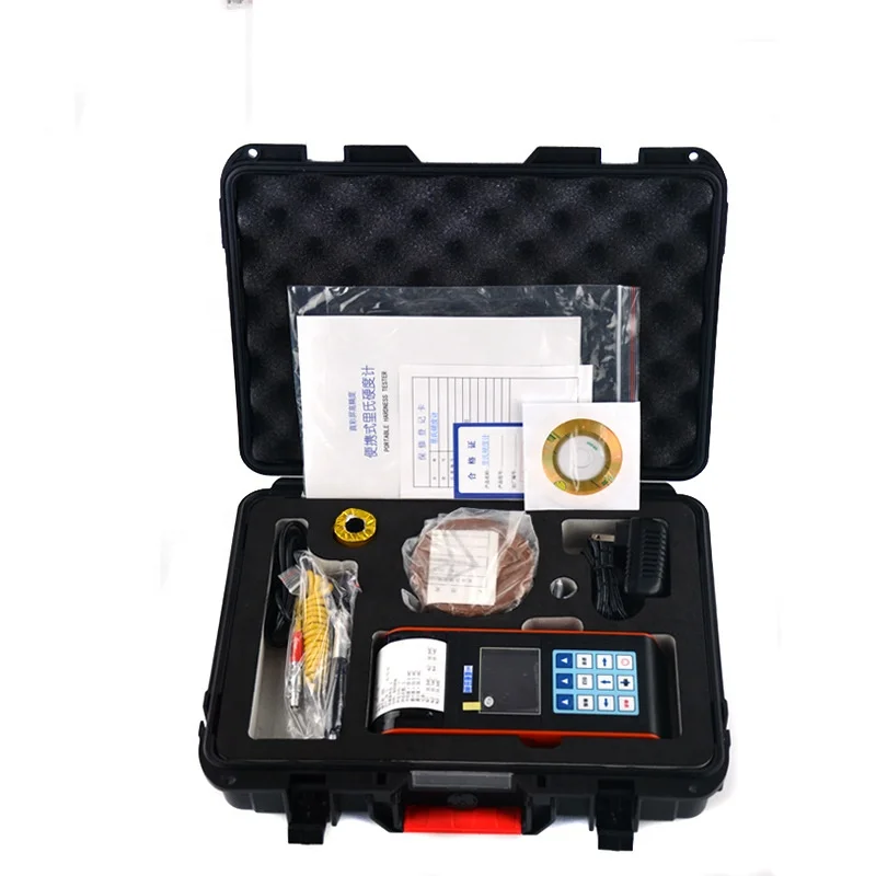 Draagbare Leeb Hardheidsmeter Hld Gauge Testkit (Hrb Hrc Hv Hb Hs Hld) Met Printer