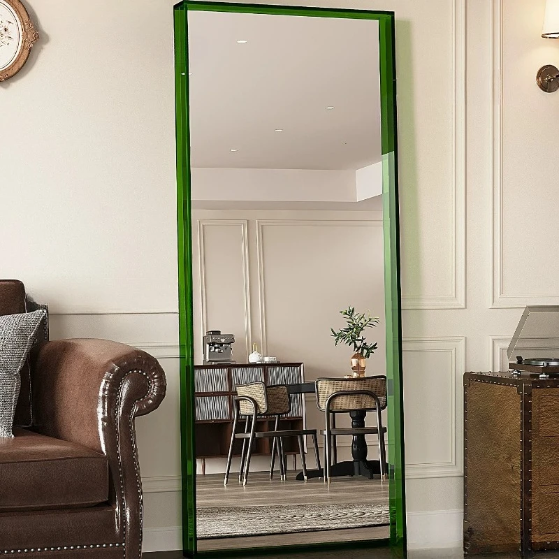 Long Aesthetic Mirror Modern Decoration Makeup Girls Living Room Nordic Mirror Korean Style Luxury Spiegel Wand Home Decorations