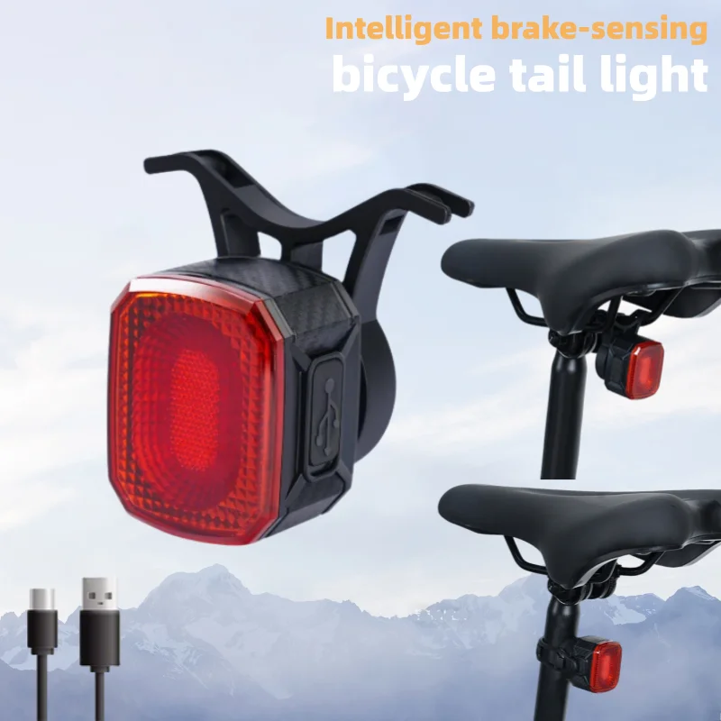 مصباح ذكي للدراجات الهوائية ES - مراجعة Smart Bike Brake Sensor Rear Light وسعره