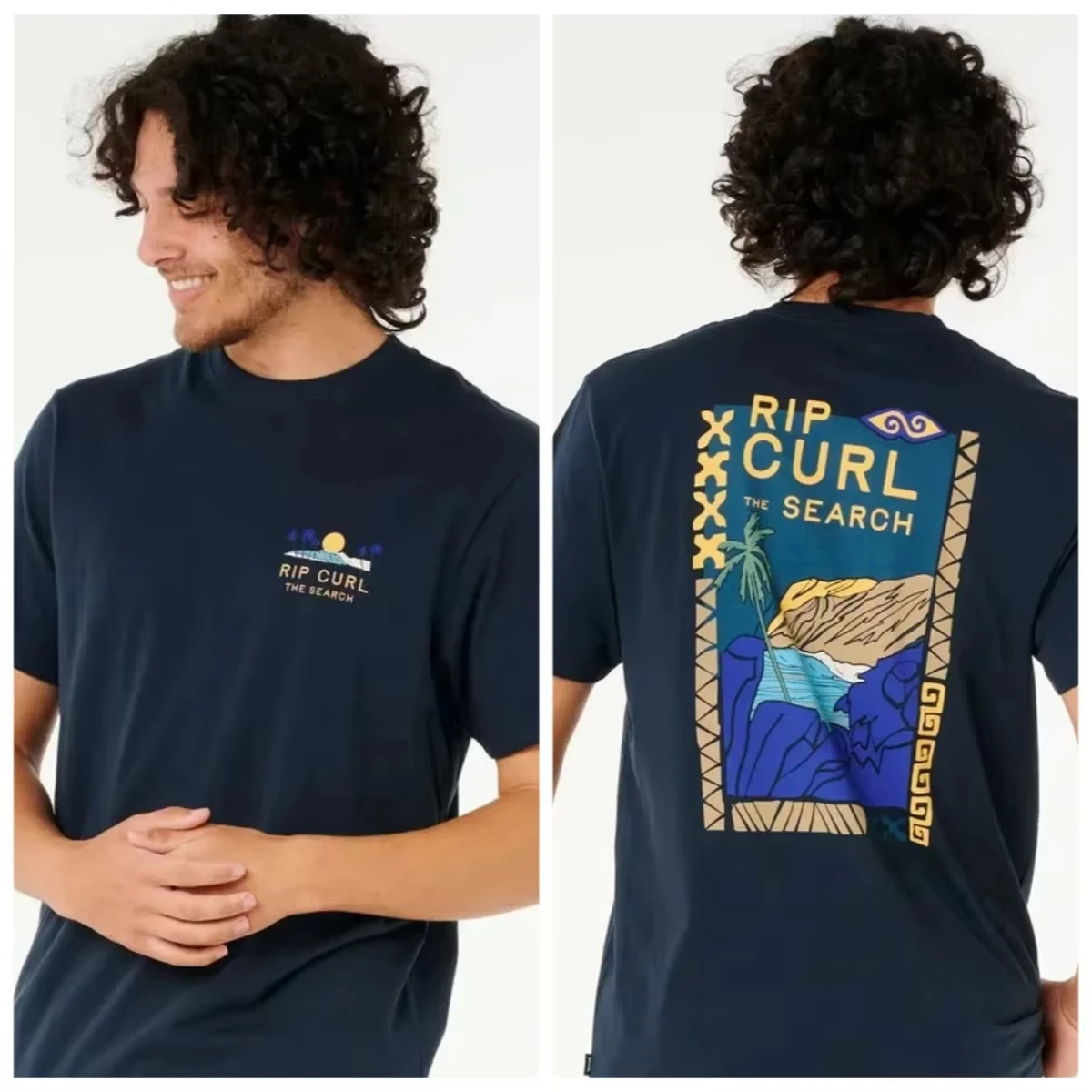 

New Alphabet Printed Summer Men's T-Shirt Short Sleeve Outdoor Sports Surfing Short Sleeve Fitness Short Sleeve T-Shirt Top