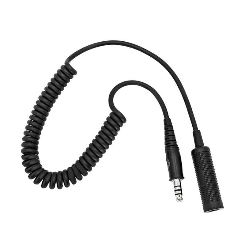 7.1mm Mobile Phone to U-174/U Z-Tacticals Tcasky Plug- Headphones Headset Extension Cable,39Inches Long