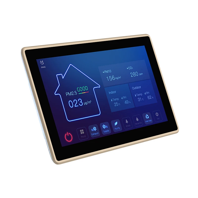 Tuya App RS485 Smart Air Quality Monitor und Controller Intelligent Controller Fresh Air Ventilation System