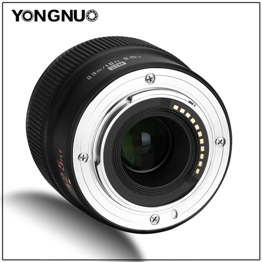 YONGNUO YN42.5mm F1.7M II Camera Prime Lens for M4/3 Panasonic G100 GH5 G9 G95 G85 GX9 GF-10 Olympus E-M5II E-M10 III IV E-PL10