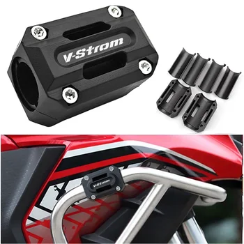 สําหรับ Suzuki Vstrom 650 1000 v-strom 1050 xt DL650 DL1000 dl250 vstrom650 v strom 650 dl Crash บาร์เครื่องยนต์กันชนป้องกันบล็อก