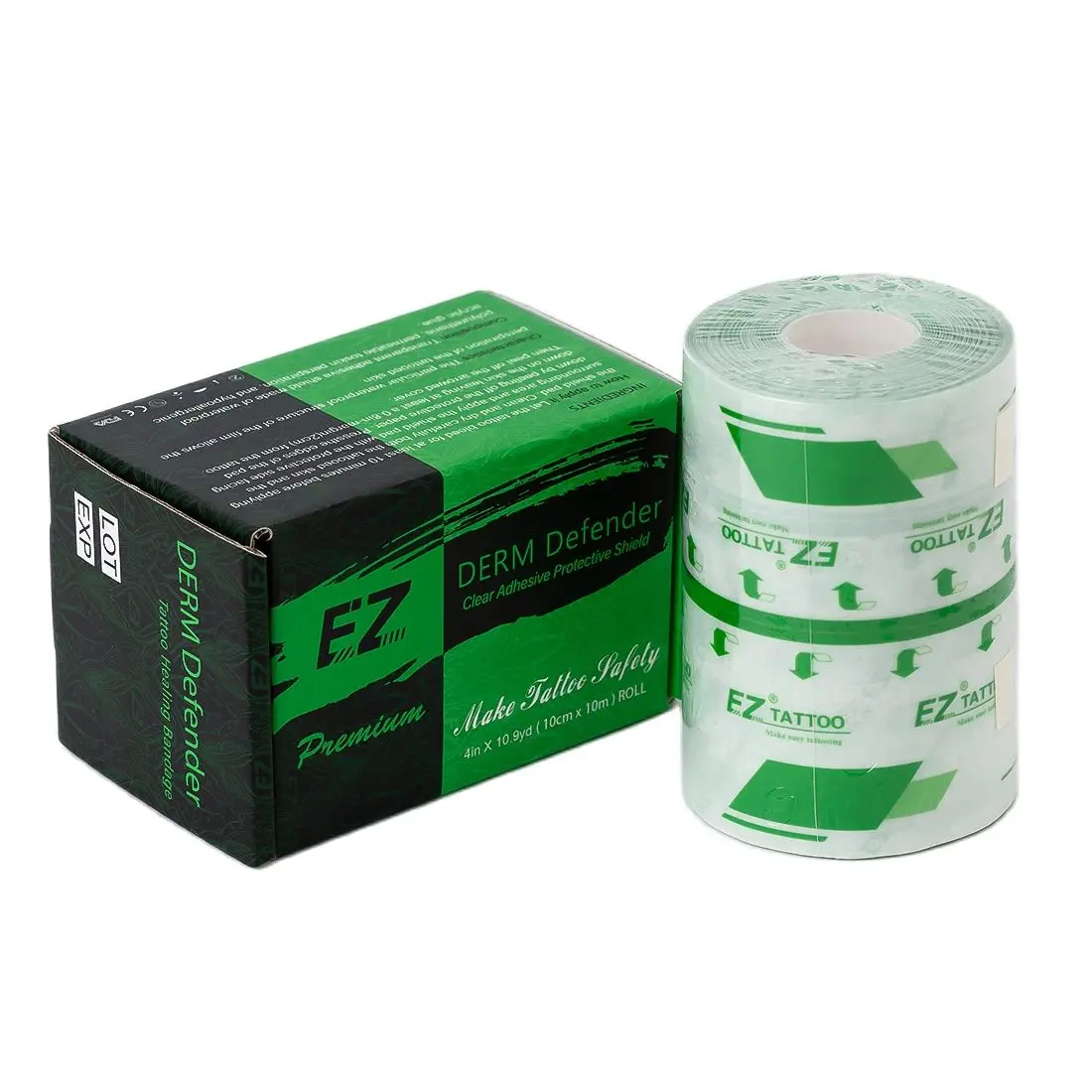 EZ Waterproof Tattoo Film Aftercare Protective Skin Healing Tattoo Adhesive Bandages Repair Tattoo accessoers Derm Defender