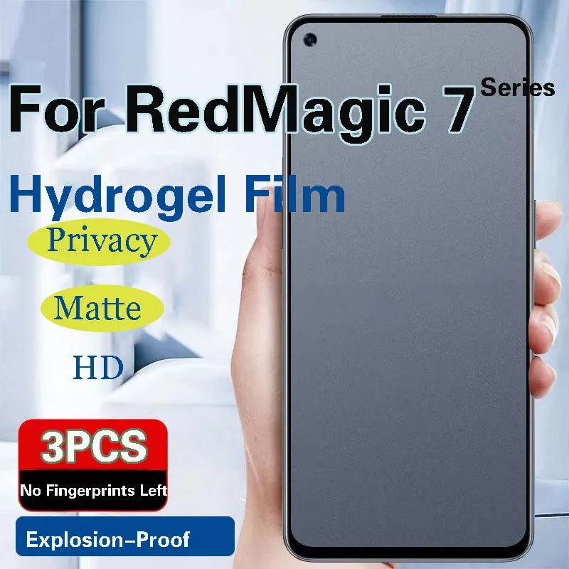 RedMagic7Pro واقي شاشة للخصوصية لأحمر سحري 7 sPro 7 S ماتي هيدروجيل فيلم RedMagic7 تغطية كاملة لينة HD مكافحة النظر #1