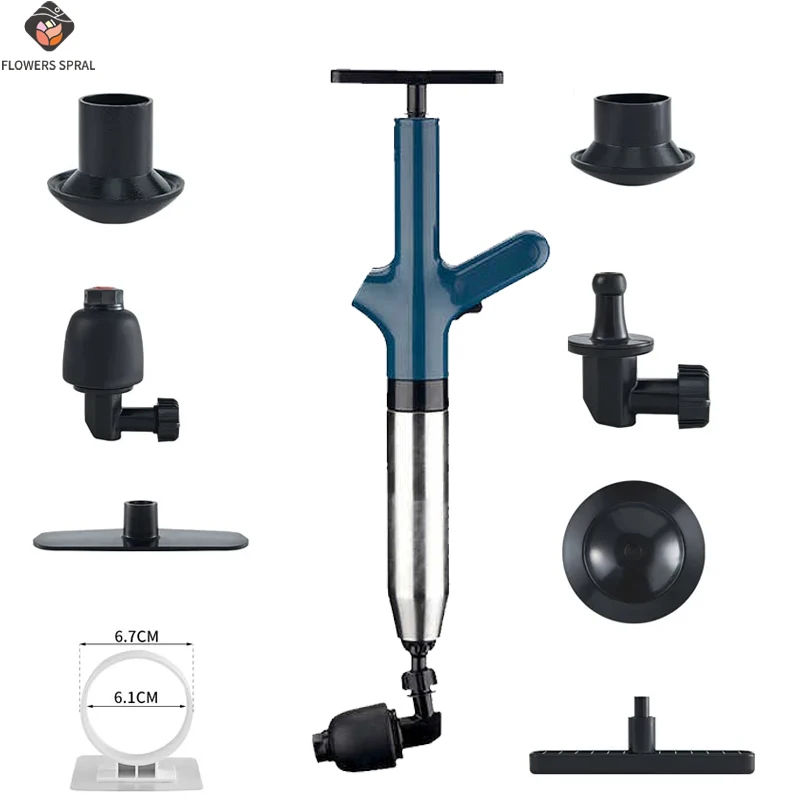 

Toilet Unclogger Is Used To Clean Blocked Sewers And Use Air Pressure To Unclog Sewers, Used In kitchens And Bathrooms