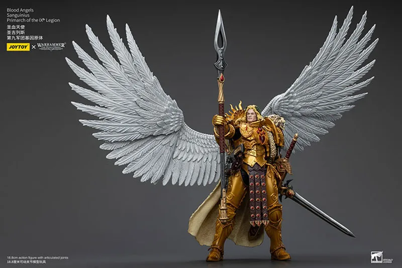JOYTOY Warhammer 30K 1/18 Blood Angels Sanguinius Primarch of the IXth Legion Action Figure Model Toy for Collection