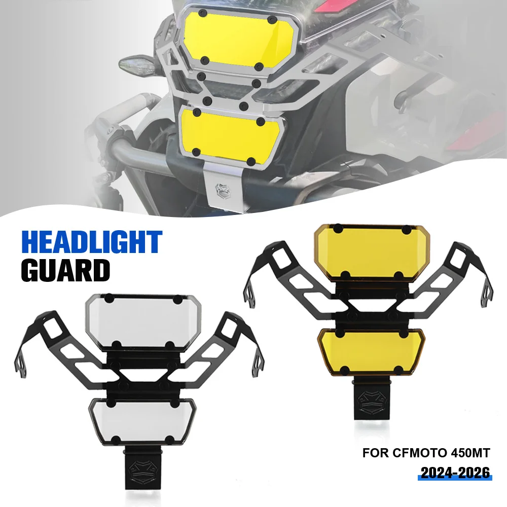 

Motorcycle Headlight Guard Grille Protection Cover FOR CFMOTO 450MT/450 MT/450-MT 2024-2025-2026 Accessories Headlamp Grill Mesh