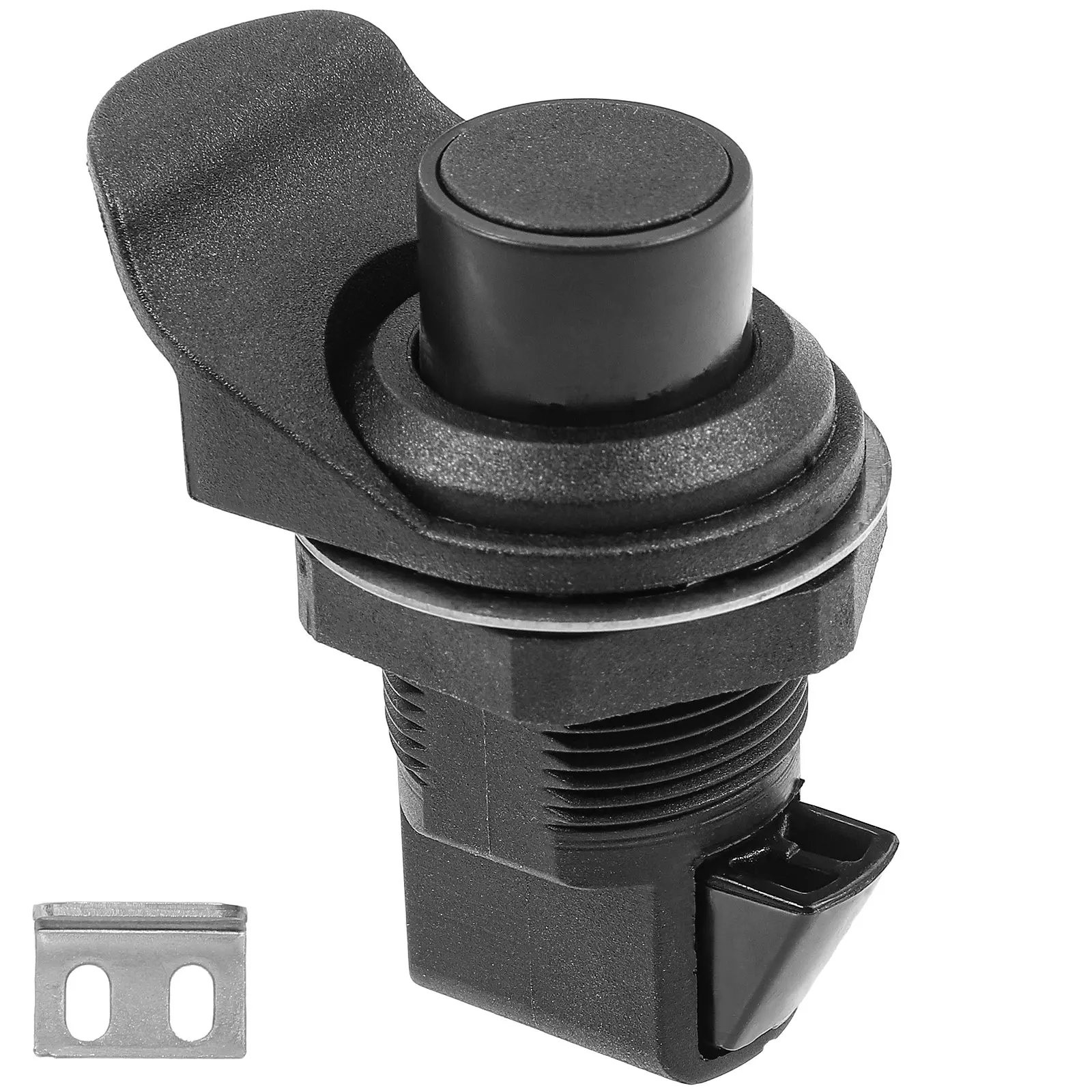 

Push Button Latch Lock Stainless Steel Keyless Cabinet Door Locks Cupboard Hardware Wardrobe Storage DrawerLatch Lock for Door