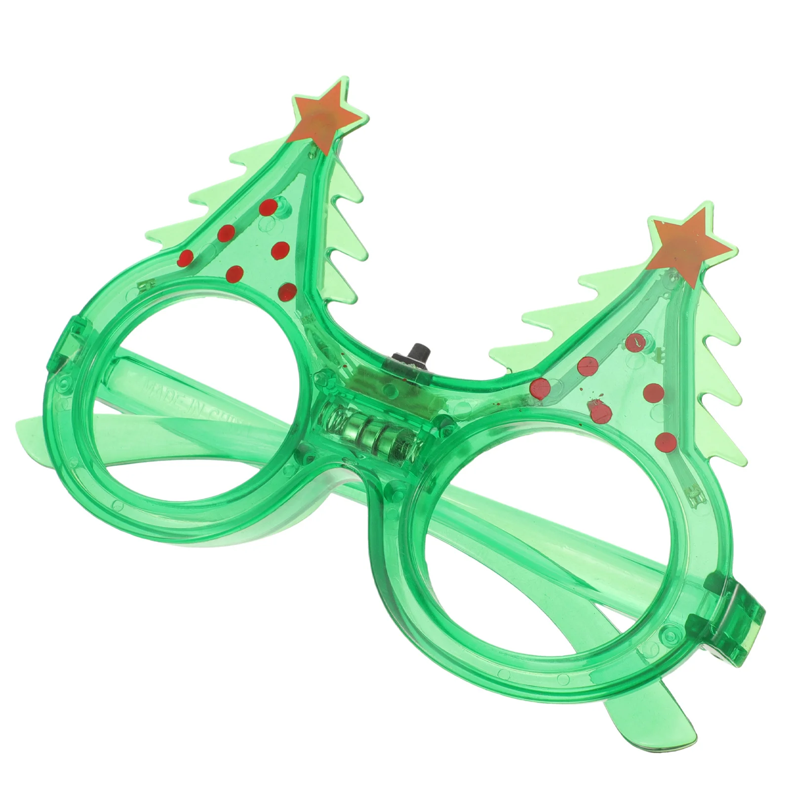 

Christmas Tree Glasses Light Up Flashing Sunglasses Xmas Party Funny Glasses for Adults Booth Props