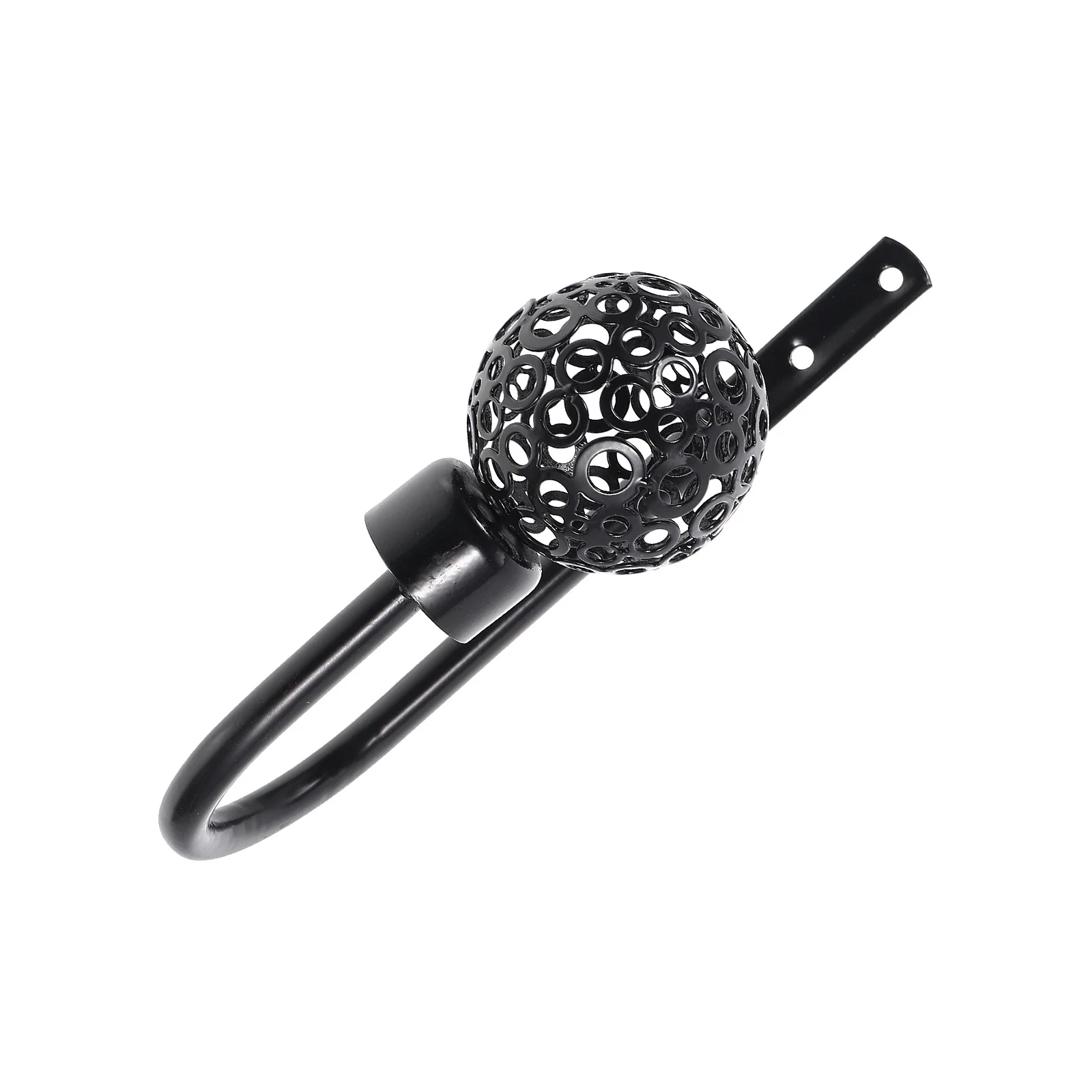 ستارة حائط Holdbacks رباط خلفي مزخرف مادة حديدية تدوم بسهولة مفتوحة وإغلاق الستائر خطاف ستارة المنزل #2