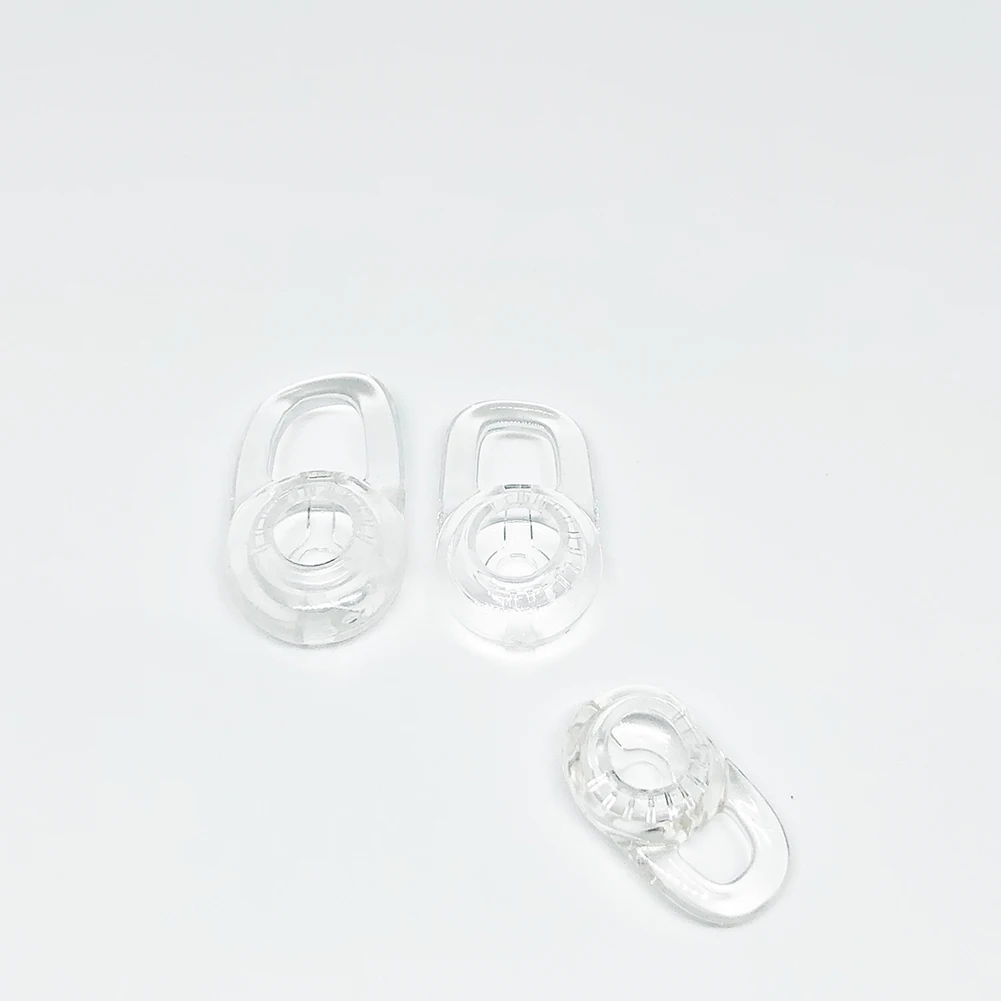 Eartips for Plantronics M28 M25 M55 M70 M90 M180 Earphones Sleeve Soft Silicon Ear Tip Cover Earhook Replacement Earbud