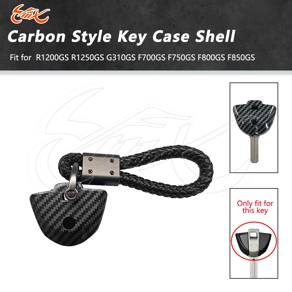 

Fit for BMW R1200GS R1250GS G310GS F700GS F750GS F800GS F850GS Motorcycle Carbon Style Key Cover Case Shell Keys ﻿