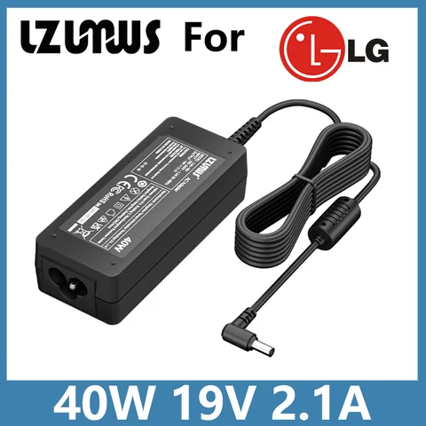 19V 2.1A  6.5*4.4MM Adapter FOR LG 24 Inches LED LCD Monitor AP16B-A LCAP26B-E ADS-45FSN-19 19040GPCU Charger Power Supply Cord