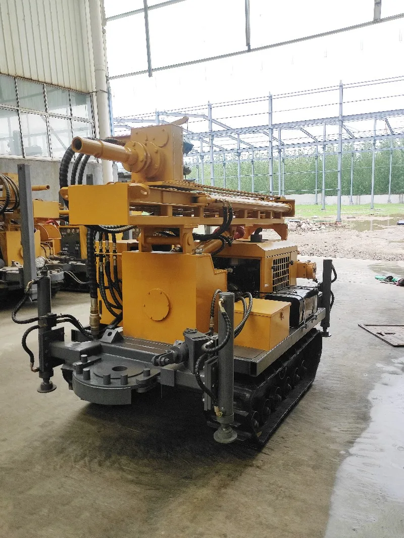 100m 200m Water Well Drill Rig Small Water Well Drilling Rig Machine Construction Pneumatic Deep Bore Hole Drill Rig for Mexico