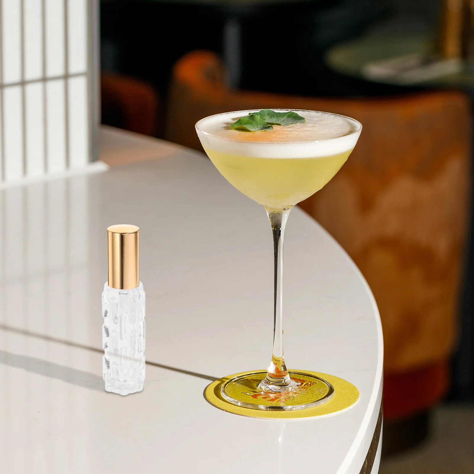 

2Pcs Bitters Spray Bottle Glass Cocktail Atomizer Refillable Mist Sprayer for Bar Home Bartender Accessories Bitter Bottle