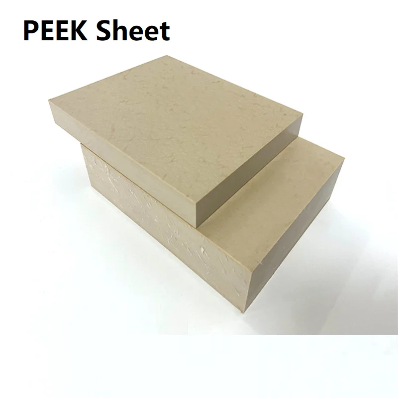 Polyetheretherketone 2MM 3MM 4MM Thick Peek Sheet Board Plastic Sheet  Black  Peek Plate Customized