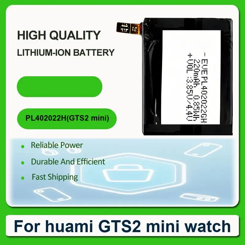 Replacement Watch Battery For huami GTS2 mini PL402022H(GTS2 mini)