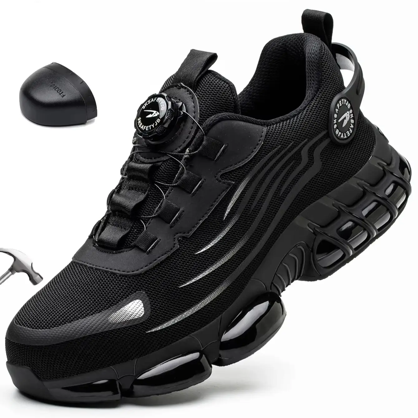

Men's steel head safety shoes smash-proof button-proof work shoes Factory construction outdoor safety boots