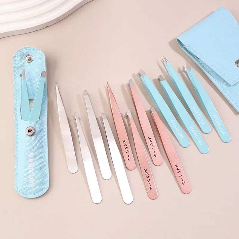 مجموعة ملاقط احترافية مكونة من 2/4 قطعة مثالية لشظية إزالة شعر الحاجب بدون جهد للغاية ومريحة للإزالة #2