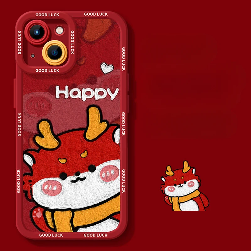 High Quality Birth Year Dragon Year Phone Case for Iphone 15 Promax Case Iphone14 13 12 Promax 12pro Xsmax Xr X Xs Phone Case