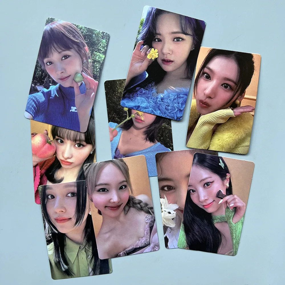 9pcs/set Kpop TWICE BETWEEN 1&2 Album Lomo Cards Peripheral ONCE Collection Gifts Card Photocard