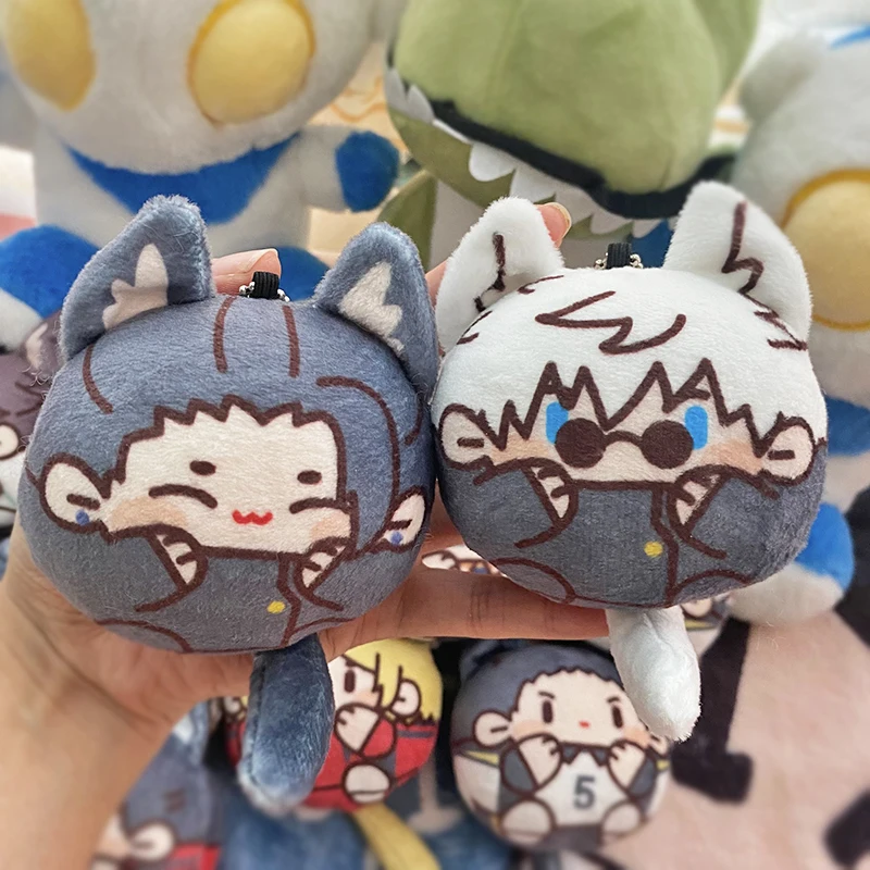 Stuffed Doll Toys Anime Jujutsu Kaisen Gojou Getou Yuuji Nanami Ryomen Sukuna Cartoon Squeaking Plush Kids Dumpling Pendant Toy