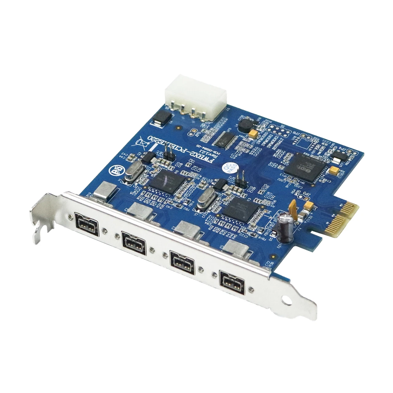 JaKange IOI FWBX2-PCIE1XE220 Industrial Camera Capture Card  800Mbps 4 Ports Support Windows XP/7/8/10 Linux