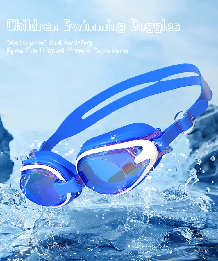 JSJM Professionelle Kinder-Schwimmbrille, beschlagfrei, UV-Schutz, wasserdichte Silikon-Schwimmbrille für Jungen und Mädchen, Schwimmbrille, Geschenk – Detail 16
