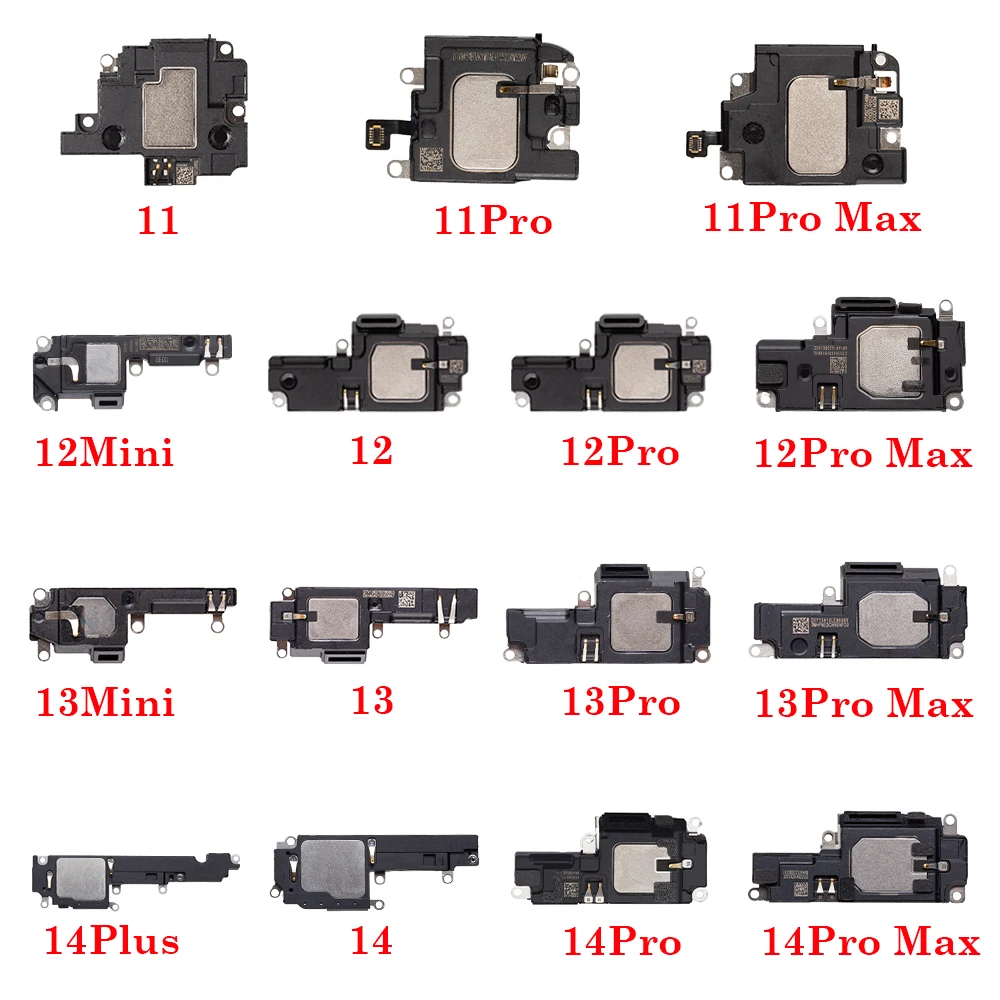 

Поп 1 шт. громкоговоритель для Iphone 11 12 13 14 15 Plus Mini Pro Max громкий динамик звонок внутренний зуммер гибкий кабель запасные части