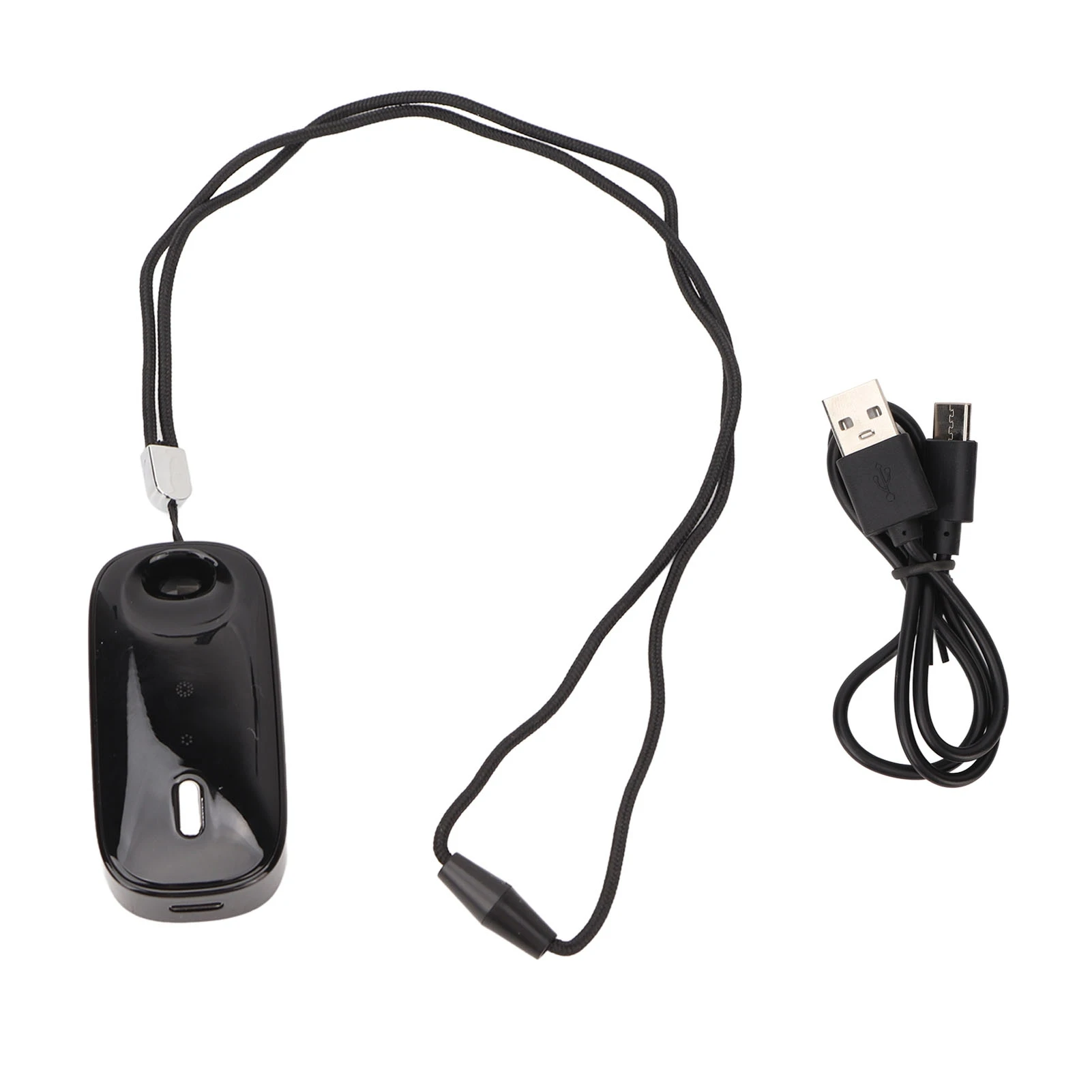 

Wearable Air Necklace Portable Wearable Mini Hanging Neck Negative Ion Air Cleaner for Running Fitness Travel