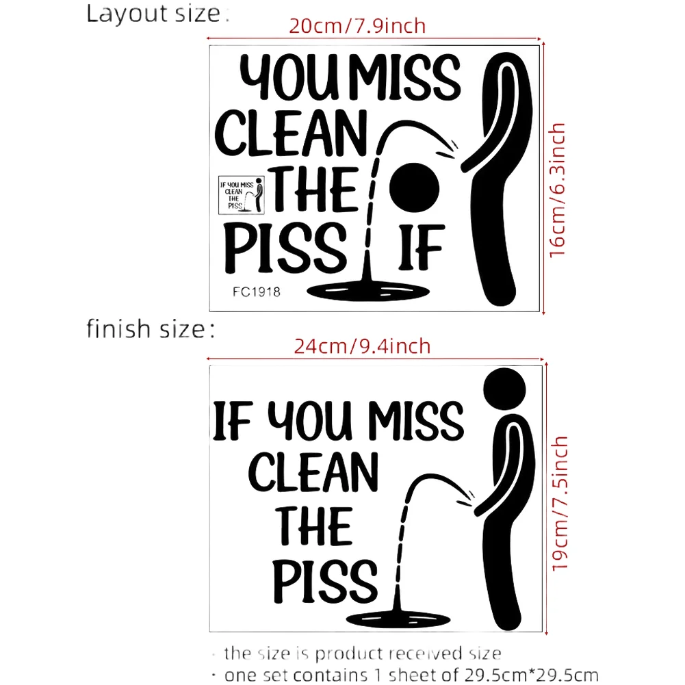 3 Piece Restroom Indicator Decal Set for Interior Walls Doors and Partitions Contemporary Design with Clean Visual Language