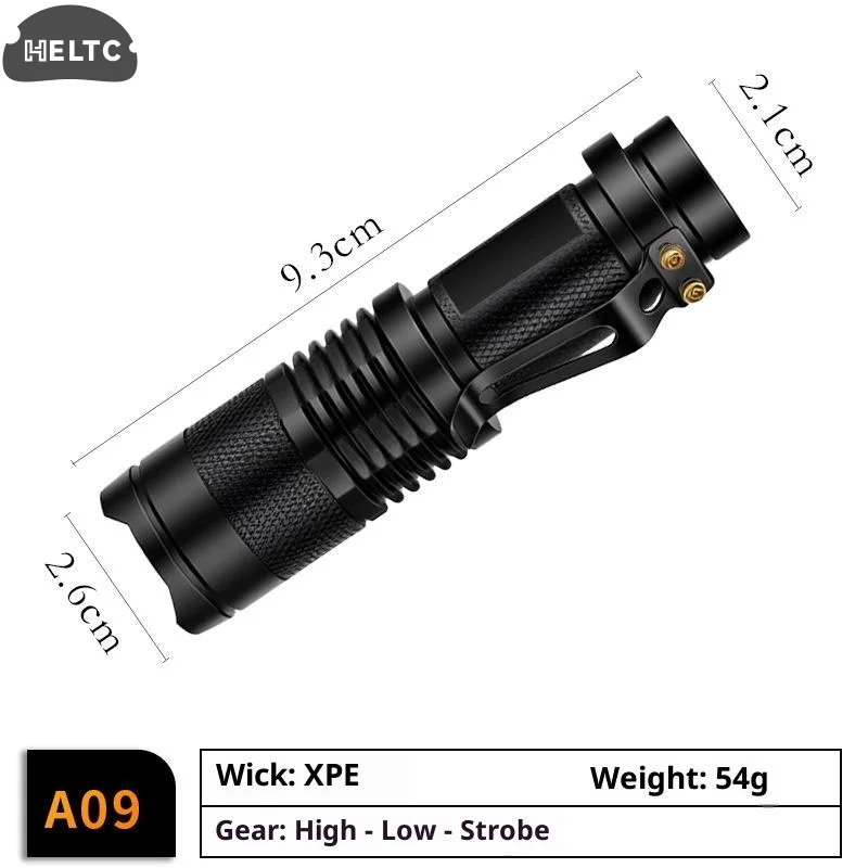 1Pcs Portable LED Camping Lamps Waterproof Tactical Flashlights 3-Mode Handheld Powerful LED Torch Light Lanterns Self Defense