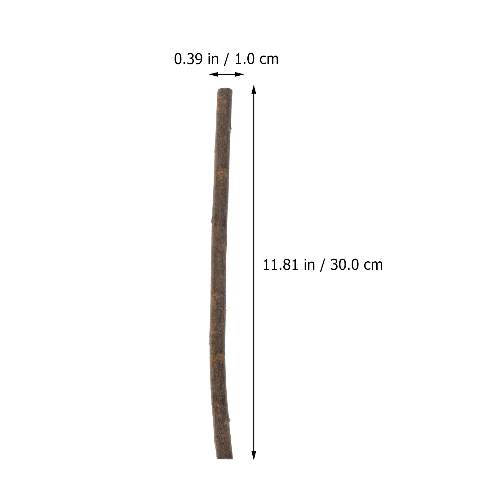 

30Pcs DIY Twig Accessory Unfinished Wood Sticks for Painting Games Home Decor Decoration Craft Making Wood Props