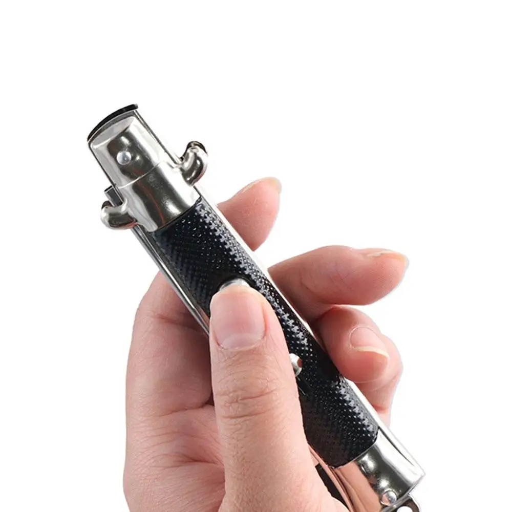 

Для мужчин и женщин, кнопочный переключатель, стальная складная пружинная расческа для моделирования домашних животных, карманный зажим, аксессуары для укладки волос, расческа с усами