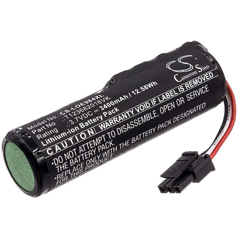 

Li-ion Speaker Battery for Logitech, 3.7V, 3400mAh, Compatible Models: 984-001405, S-00170, Ultimate Ears Boom 3
